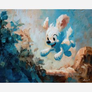 bright, playful, odd, happy, simple, bold, fun, quick, color, cheer, palette knife, oil painting, impasto, texture, layered paint, expressive surface, color depth, atmospheric, visual mood, art