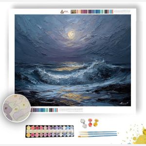 MOON SEA DRIFT - Paint by Numbers Full Kit