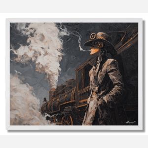 BRASS SMOKE - FRAMED