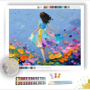 PLAYFUL BRIGHT HAPPY - Paint by Numbers Full Kit