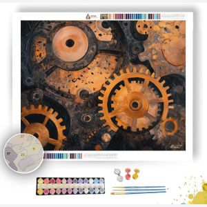 PRESSURE GEAR COPPER - Paint by Numbers Full Kit