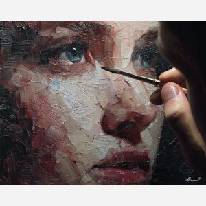 ink, marked, line, skin, symbol, trace, memory, signal, flow, echo, palette knife, oil painting, impasto, texture, layered paint, expressive surface, color depth, atmospheric, visual mood, art