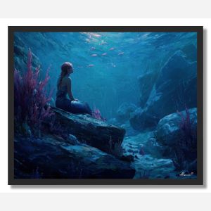 QUIET DRIFT GLOW - FRAMED