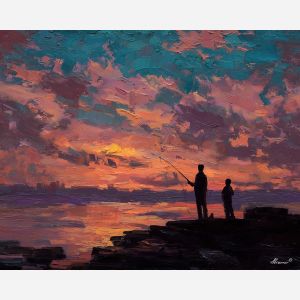 together, common, shared, joined, single, bond, circle, linked, whole, union, palette knife, oil painting, impasto, texture, layered paint, expressive surface, color depth, atmospheric, visual mood, art