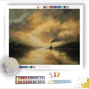 BRASS SMOKE RIVET - Paint by Numbers Full Kit