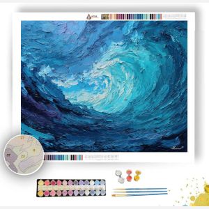 CURRENT GLOW WAVE - Paint by Numbers Full Kit