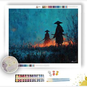 WIND NIGHT RESOLVE - Paint by Numbers Full Kit
