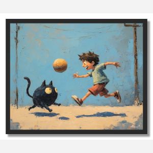 PLAYFUL BOUNCE SIMPLE - FRAMED