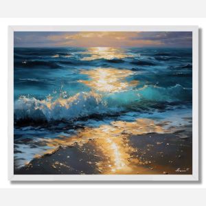 PEARL WAVE GLOW - FRAMED