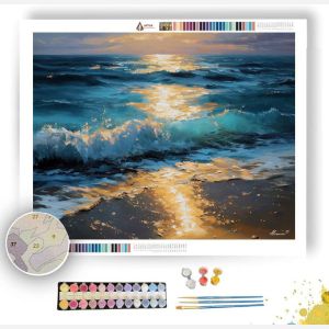 PEARL WAVE GLOW - Paint by Numbers Full Kit