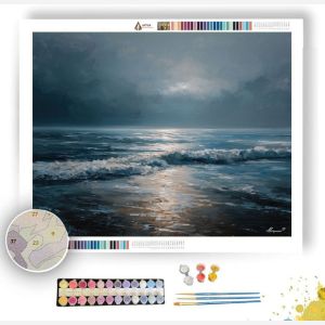 GLOW QUIET SEA - Paint by Numbers Full Kit