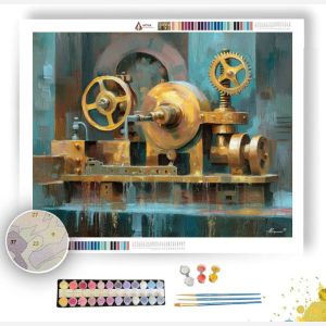 COPPER GEAR VALVE - Paint by Numbers Full Kit
