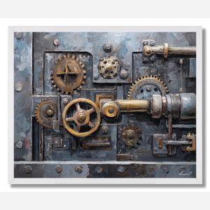 IRON RIVET VALVE - FRAMED