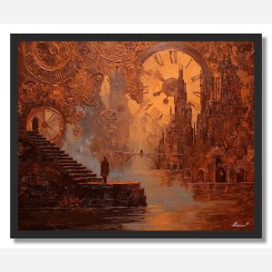 ENGINE COPPER - FRAMED