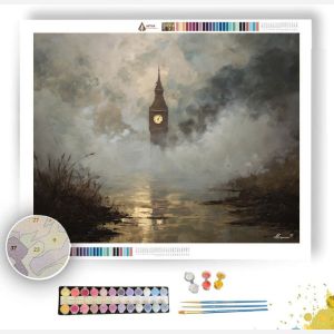 FOG CLOCK - Paint by Numbers Full Kit