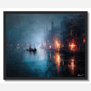 GLOW BLUR SLOW - FRAMED