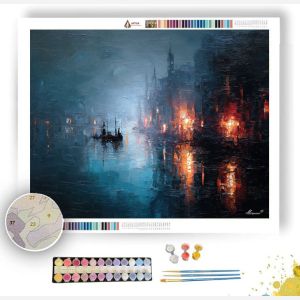 GLOW BLUR SLOW - Paint by Numbers Full Kit