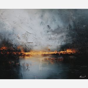 faded, ash, shadow, muted, drift, low, broken, deep, soft, dark, palette knife, oil painting, impasto, texture, layered paint, expressive surface, color depth, atmospheric, visual mood, art