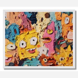 PLAYFUL POP FUN - FRAMED