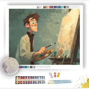 HAPPY SIMPLE POP - Paint by Numbers Full Kit