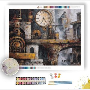 ENGINE CLOCK - Paint by Numbers Full Kit