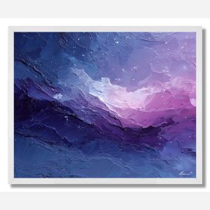 FLOAT BLUR FLUID - FRAMED