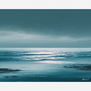 quiet, still, soft, open, bare, calm, silent, clean, light, simple, palette knife, oil painting, impasto, texture, layered paint, expressive surface, color depth, atmospheric, visual mood, art