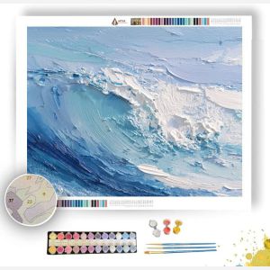 FOAM PEARL BLUE - Paint by Numbers Full Kit