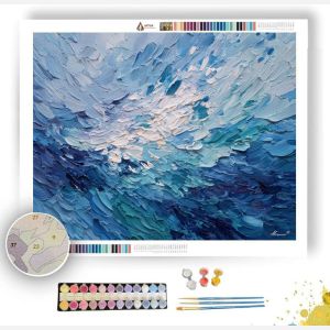 DRIFT BLUE TIDE - Paint by Numbers Full Kit