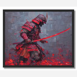 CRIMSON BLADE - FRAMED