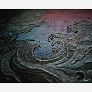 ink, marked, line, skin, symbol, trace, memory, signal, flow, echo, palette knife, oil painting, impasto, texture, layered paint, expressive surface, color depth, atmospheric, visual mood, art