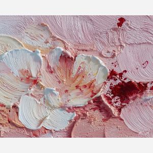 soft, clear, slow, drift, glow, wave, quiet, light, fluid, tender, palette knife, oil painting, impasto, texture, layered paint, expressive surface, color depth, atmospheric, visual mood, art