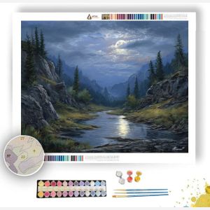 SILVER RIVER DREAM - Paint by Numbers Full Kit