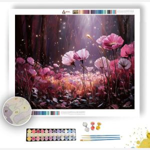 GLOWING PETAL FIELD - Paint by Numbers Full Kit
