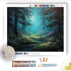 LUMINOUS FOREST GLADE - Paint by Numbers Full Kit