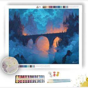 LUMINOUS CROSSING - Paint by Numbers Full Kit