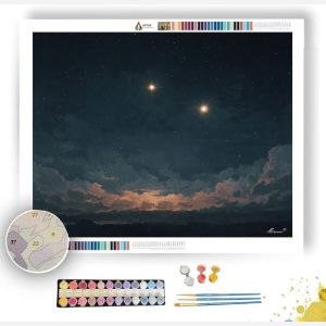 TWO STAR SKY - Paint by Numbers Full Kit