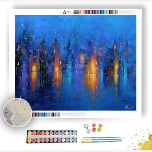 SAPPHIRE COAST CITY - Paint by Numbers Full Kit