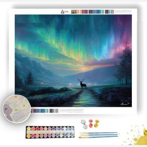 AURORA STAG WALKER - Paint by Numbers Full Kit