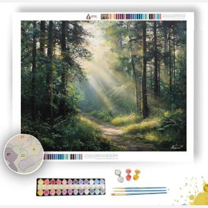 FOREST SUNBREAK - Paint by Numbers Full Kit