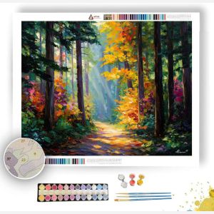 SWISS FOREST PATH - Paint by Numbers Full Kit