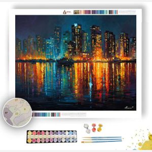 VANCOUVER HARBOR GLOW - Paint by Numbers Full Kit