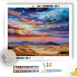 EGYPTIAN DESERT DUNES - Paint by Numbers Full Kit