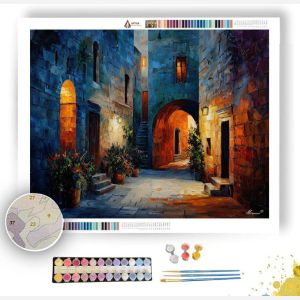 RHODES OLD TOWN - Paint by Numbers Full Kit