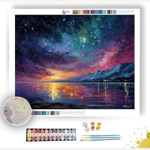 SWEDISH NIGHT SKY - Paint by Numbers Full Kit