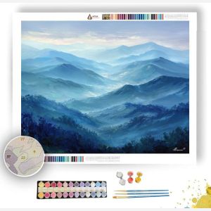 BLUE MOUNTAINS MIST - Paint by Numbers Full Kit