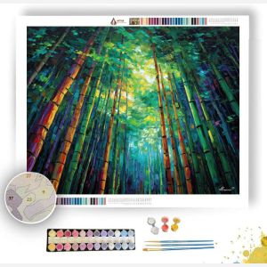 ARASHIYAMA BAMBOO - Paint by Numbers Full Kit