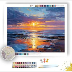MIDNIGHT SUN SHORE - Paint by Numbers Full Kit
