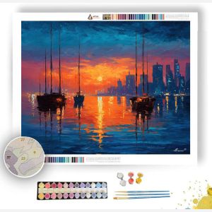 TOKYO BAY MORNING - Paint by Numbers Full Kit