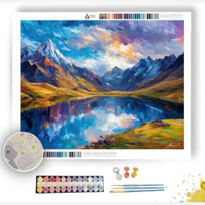 ANDEAN LAKE MIRROR - Paint by Numbers Full Kit